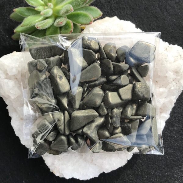 Pyrite Tumbled Stones