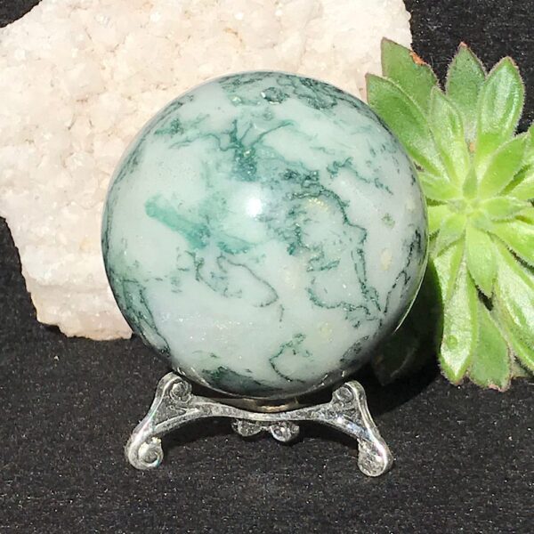 Silver Gemstone Stand