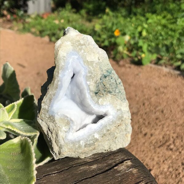 Blue lace Agate Geode