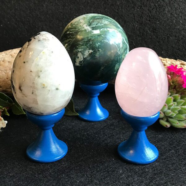 Blue Wooden Stand
