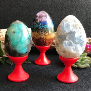 Red Wooden Stand