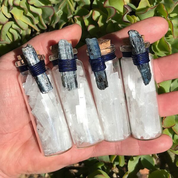 Selenite & Kyanite Vial - Image 2
