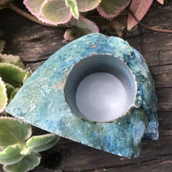 Agate Geode Candle Holder - Image 4