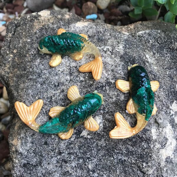 Malachite Koi Orgonite