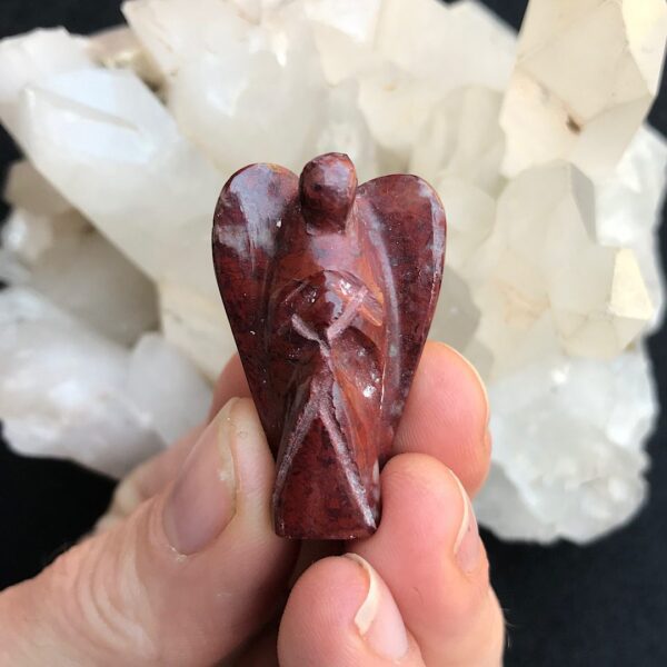 Mini Red Jasper Angel