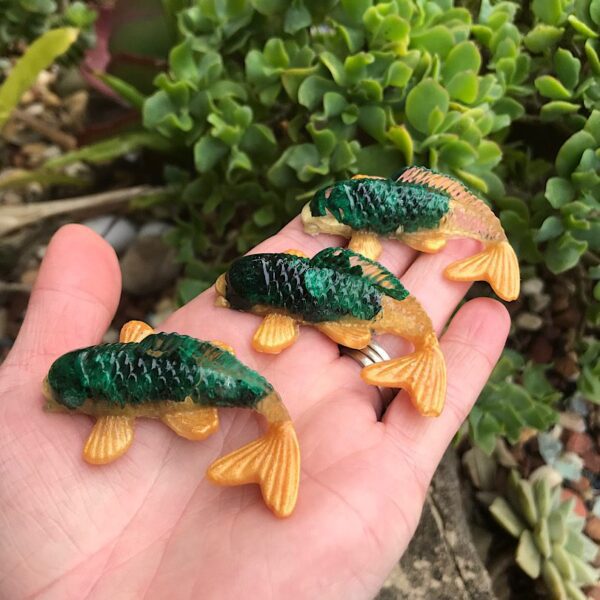 Malachite Koi Orgonite - Image 3