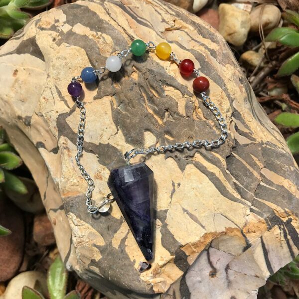 Purple Fluorite Pendulum