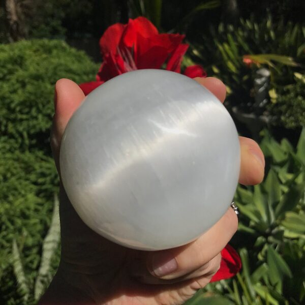 Large Selenite Sphere