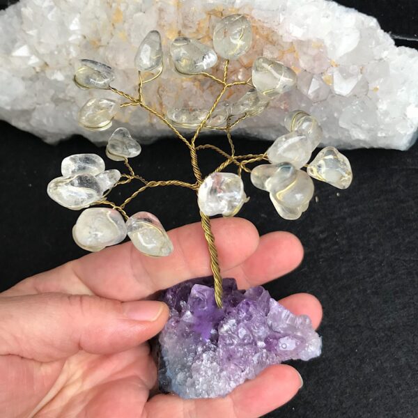 Clear Quartz Gemstone Tree - Image 3