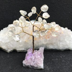 Clear Quartz Gemstone Tree