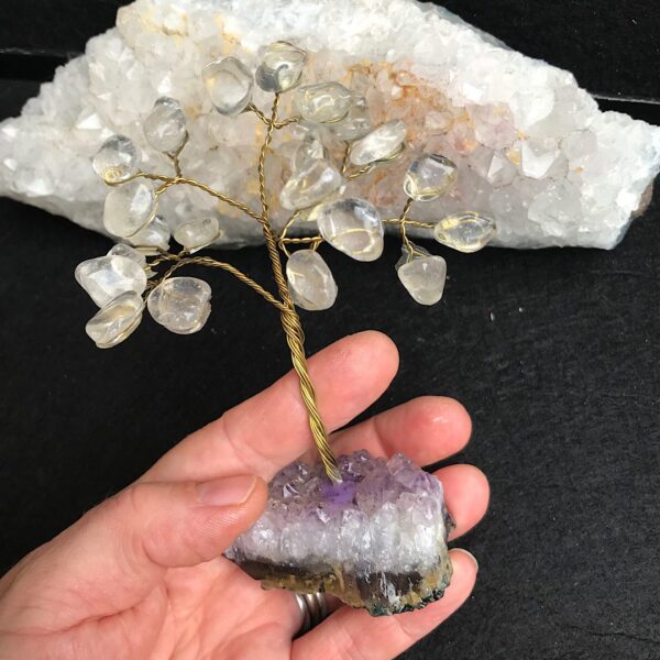 Clear Quartz Gemstone Tree - Image 2