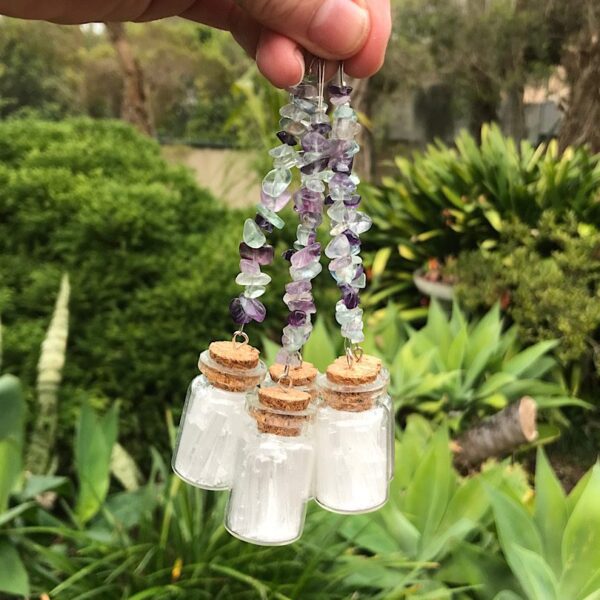 Selenite Hanging Bottle - Image 3