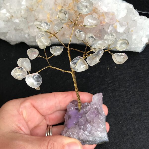 Clear Quartz Gemstone Tree - Image 3