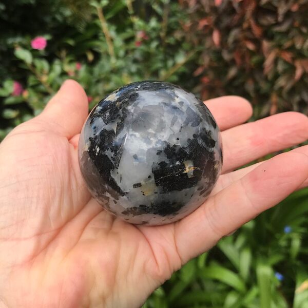 Tourmilated Quartz Sphere - Image 4