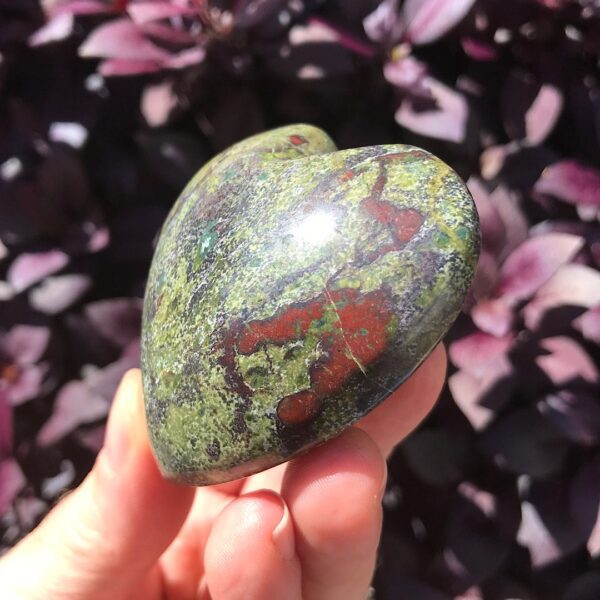 Dragon Blood Jasper Heart - Image 2