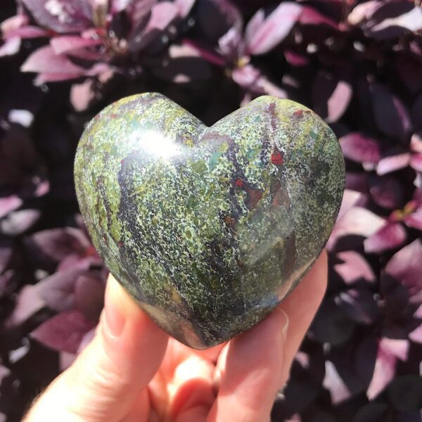Dragon Blood Jasper Heart - Image 3