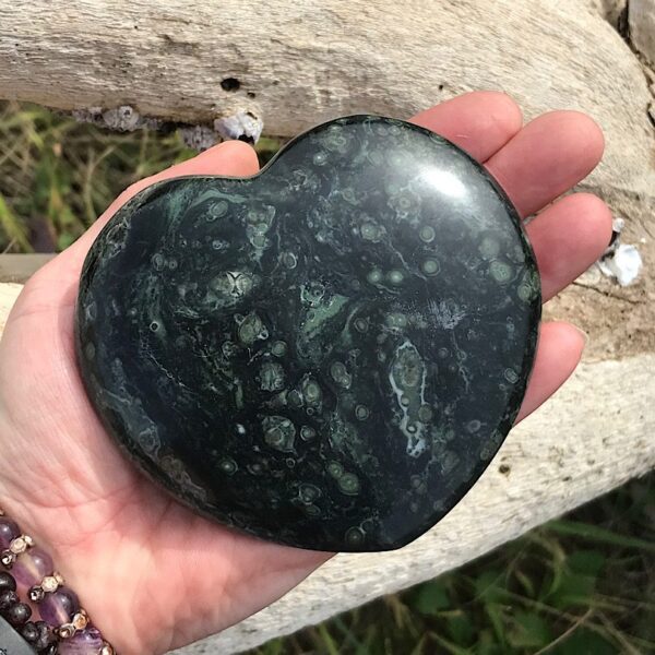 Kambaba Jasper Heart