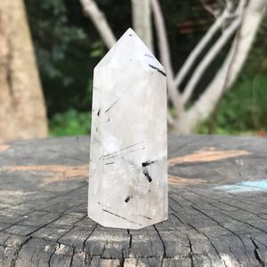 Tourmilated Quartz Tower