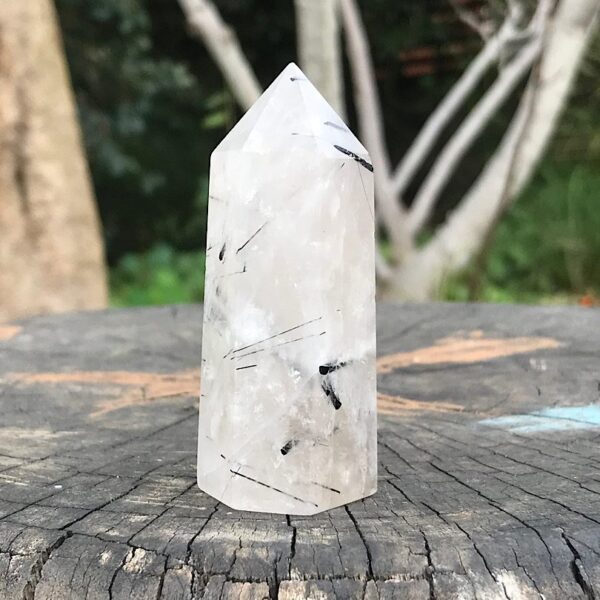 Tourmilated Quartz Tower