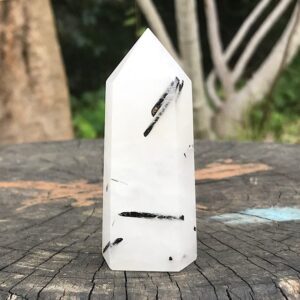 Tourmilated Quartz Tower