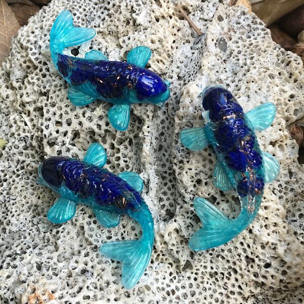 Azurite Koi Orgonite
