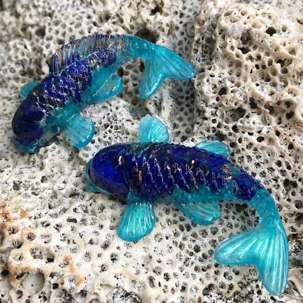 Azurite Koi Orgonite - Image 2