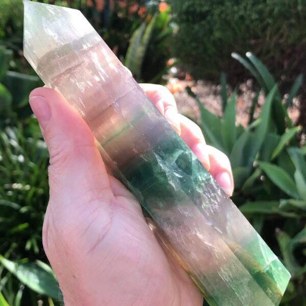 Rainbow Fluorite Tower - Image 7