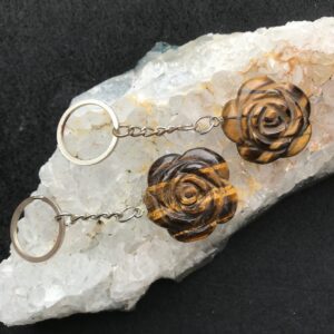 Tigers Eye Key Ring