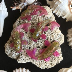 Peridot Orgonite Koi