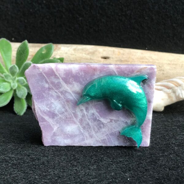 Dolphin Lepidolite Slab