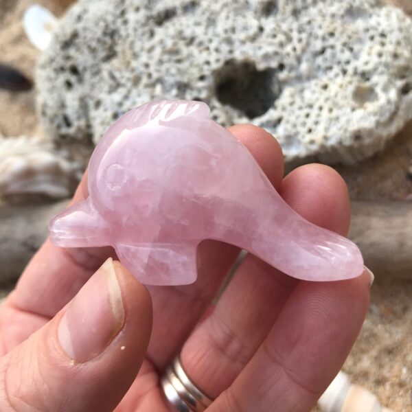 Rose Quartz Dolphin
