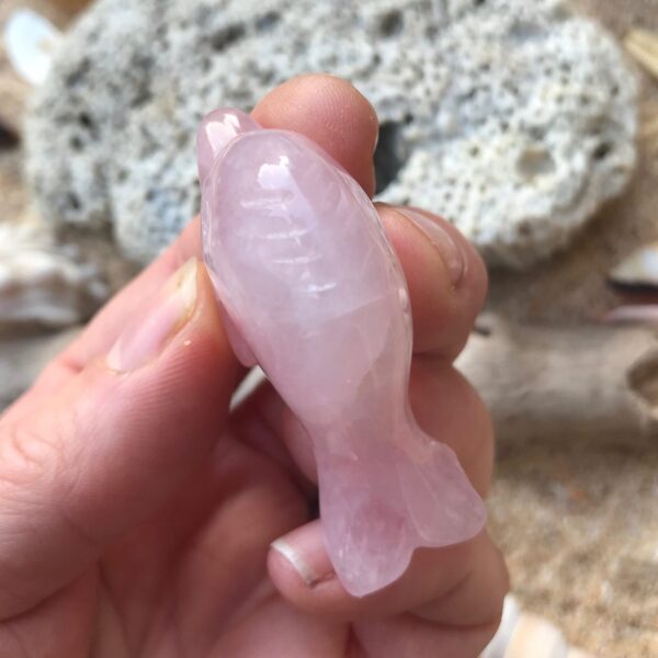 Rose Quartz Dolphin - Image 4