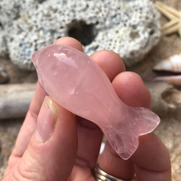 Rose Quartz Dolphin - Image 4