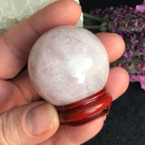Rose Quartz Sphere - Image 2