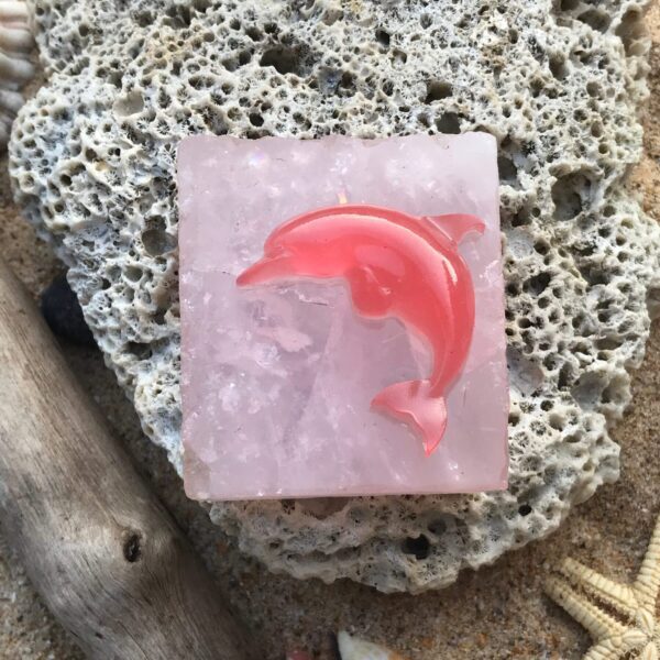 Dolphin Rose Quartz Slab