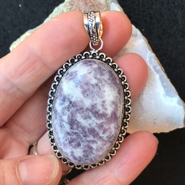 Lepidolite Pendant - Image 4