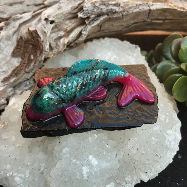 Koi Fish on Shungite