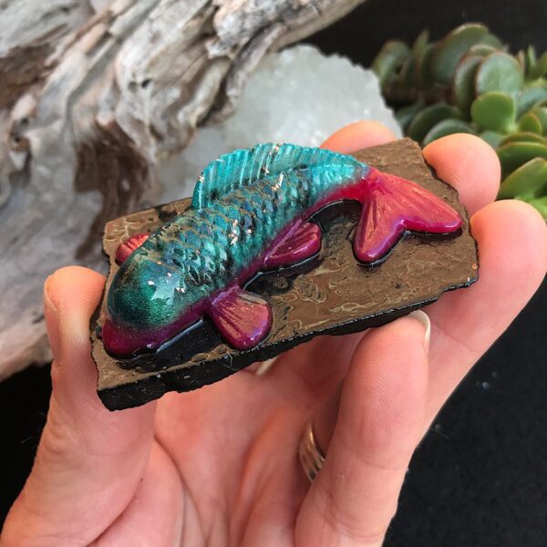Koi Fish on Shungite - Image 2