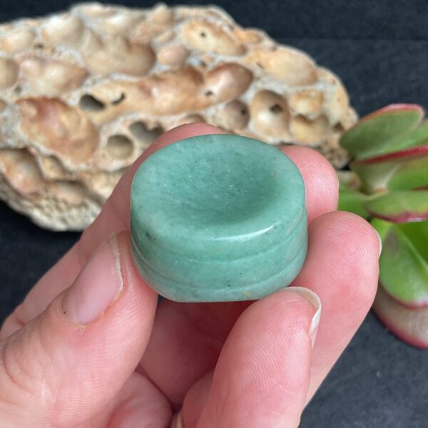 Blue Calcite Egg with Stand - Image 3
