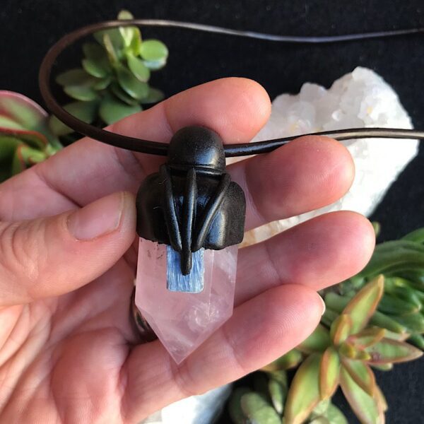 Rose Quartz Handmade Necklace - Image 2