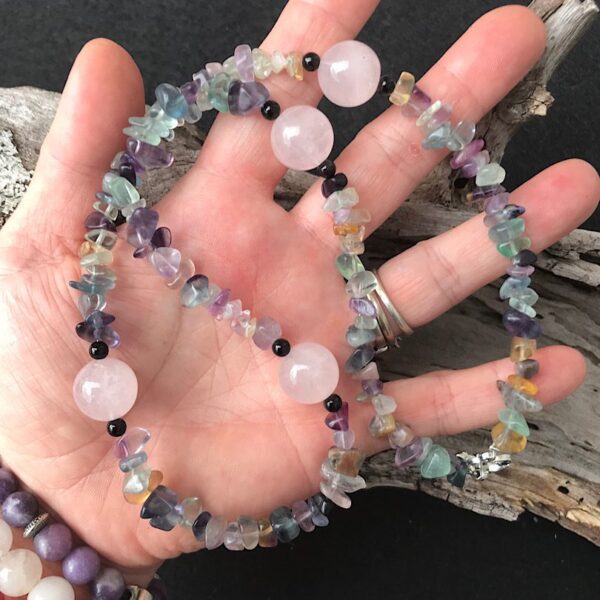 Rainbow Fluorite Necklace - Image 4