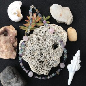 Rainbow Fluorite Necklace