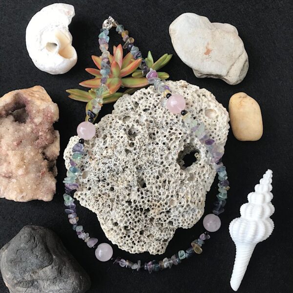 Rainbow Fluorite Necklace