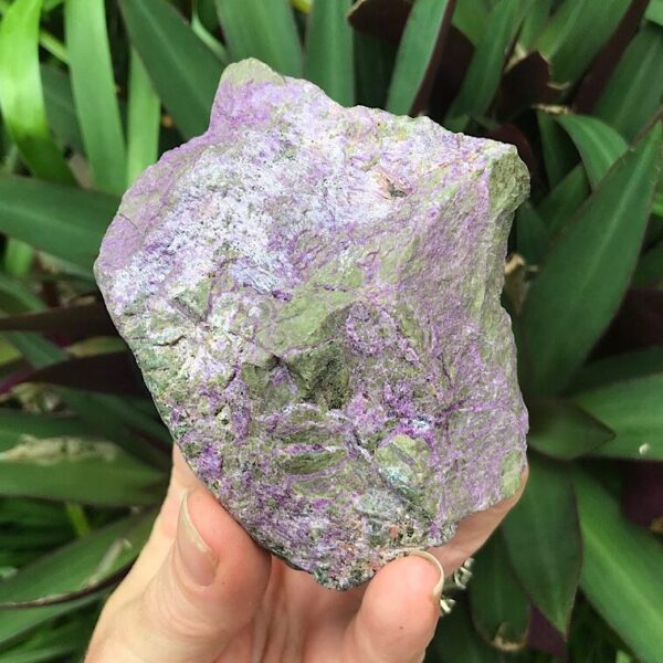 Raw Stichtite and Serpentine