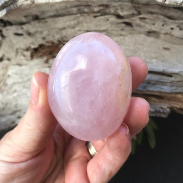 Rose Quartz Palm Stone