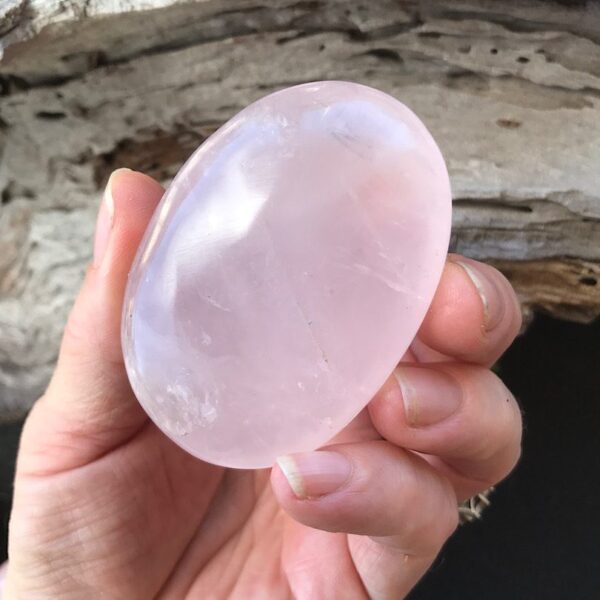 Rose Quartz Palm Stone