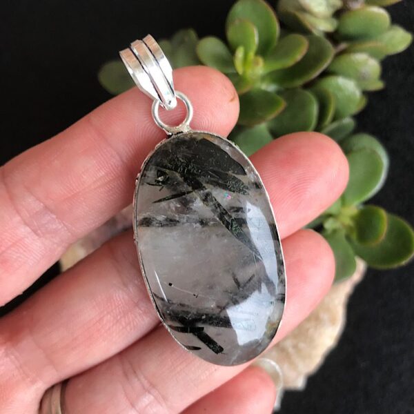 Tourmilated Quartz Pendant - Image 2