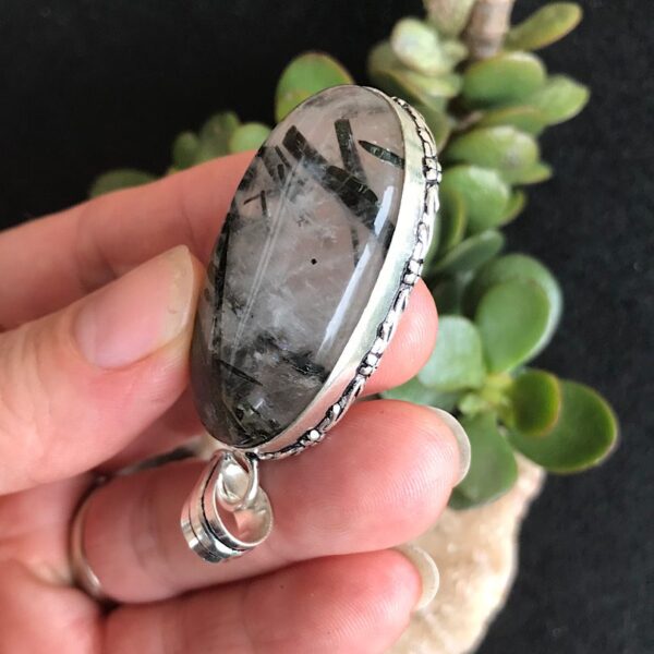 Tourmilated Quartz Pendant - Image 4