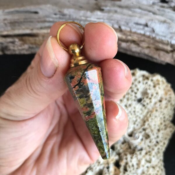 Unakite Essential Oil Bottle - Image 3