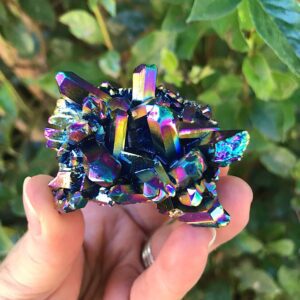 Rainbow Titanium Quartz Cluster